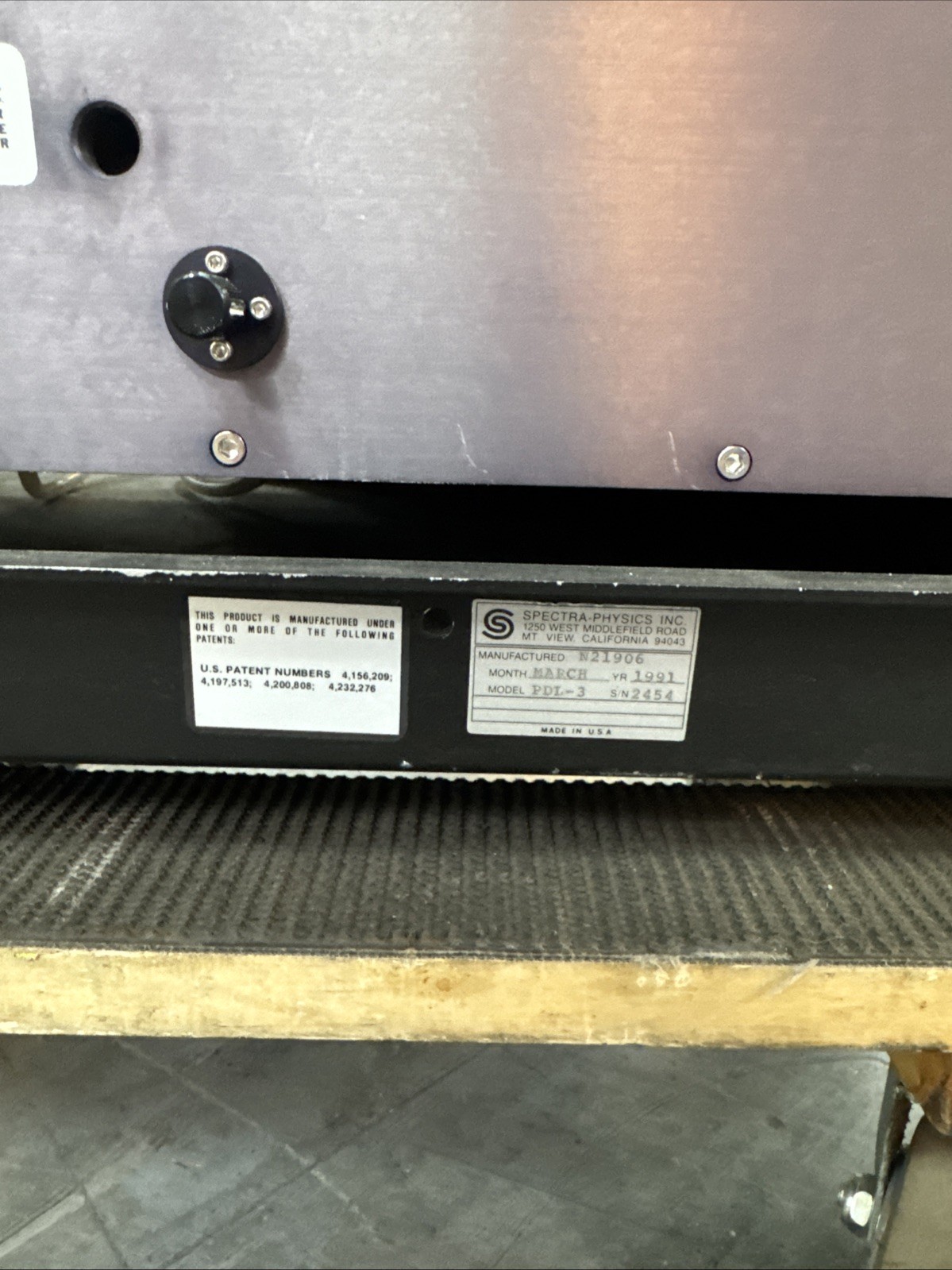 Spectra Physics PDL-3 Pulse Dye Laser