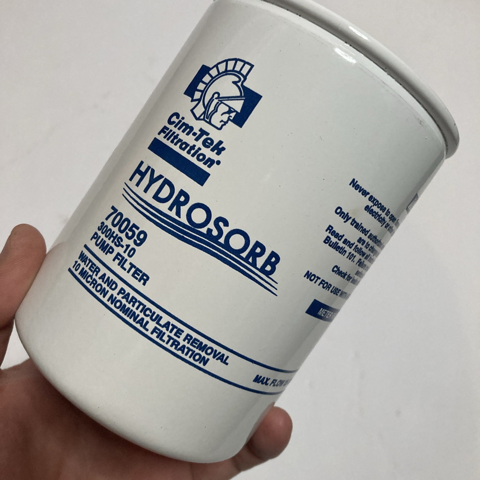 New Genuine Cim-Tek Hydrosorb 70059 300HS-10 Filtration Filter