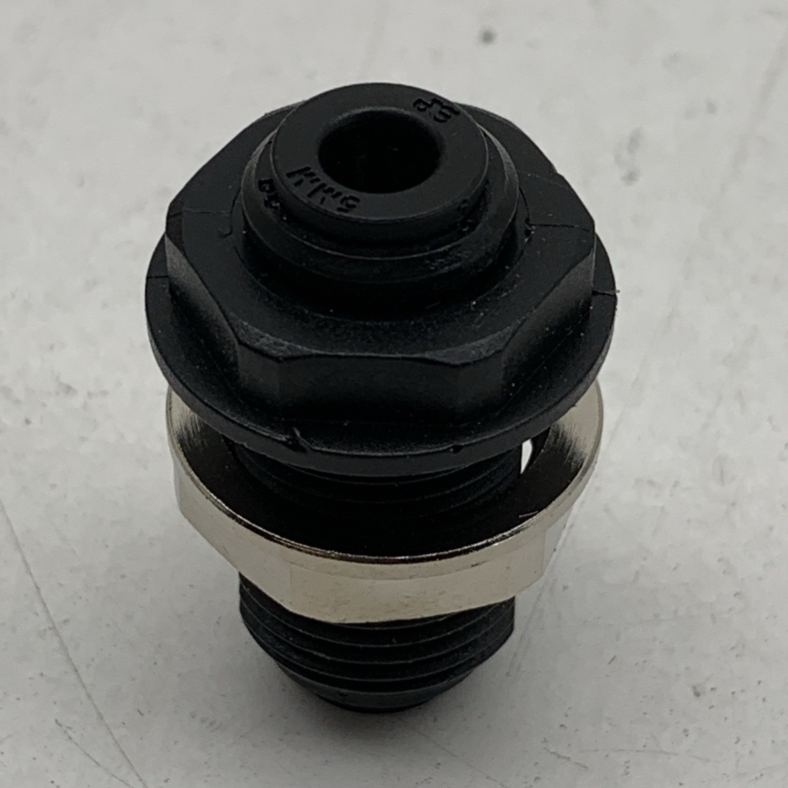 (2pcs) John Guest PM1205E Union Connector for 5mm OD Tube Through Bulkhead/Wall