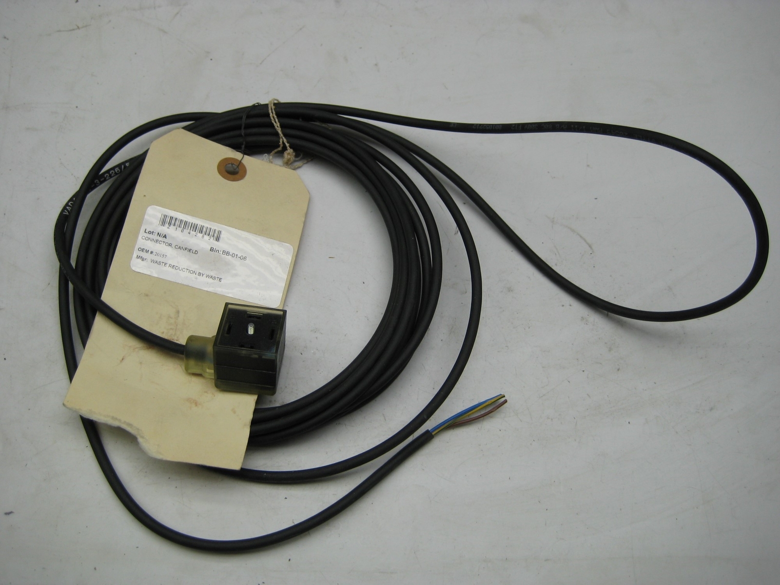 CANFIELD CONNECTOR Z104282 CABLE UNMP