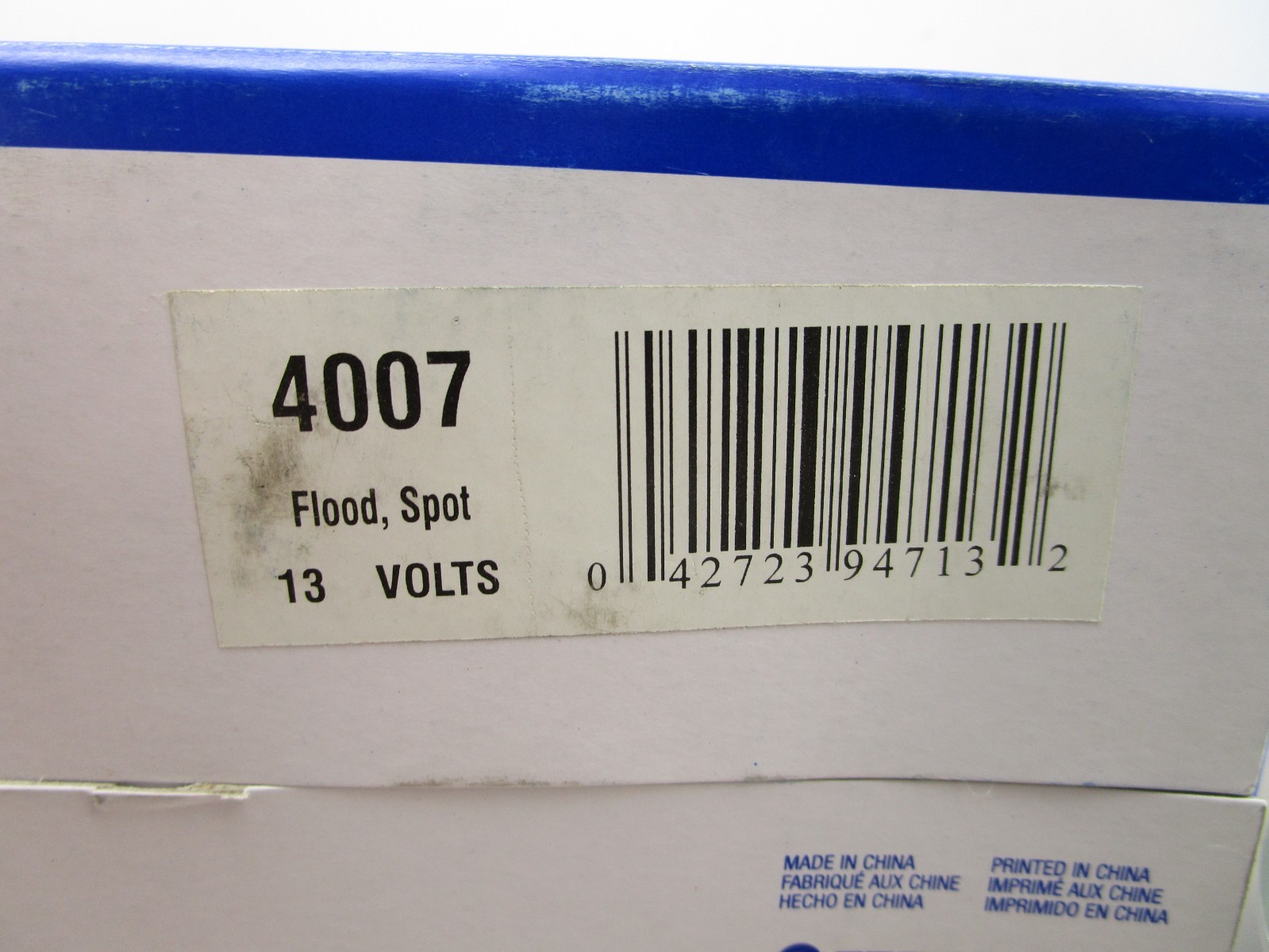 Wagner 4007 Spot Lamp Sealed Beam Flood 12v 100 / 100w