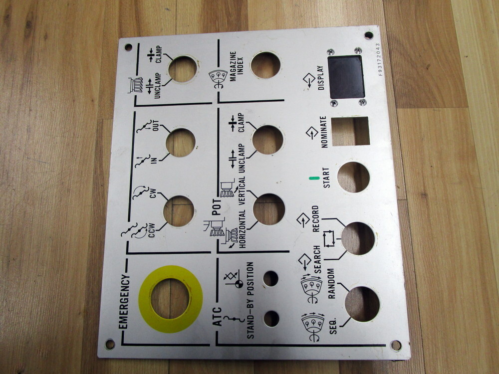 Generic F93172043 Front Emergency Operator Display Panel