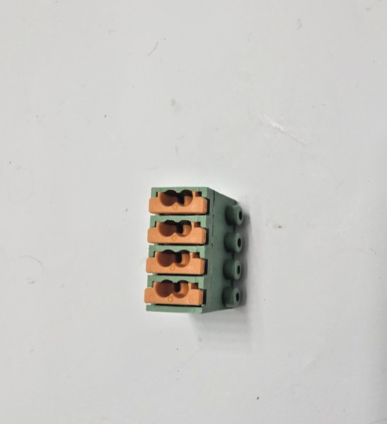 LOT OF 50, FK-MPT, PHOENIX CONTACT NICT-4AA/1A CONNECTOR TERMINAL 4-POLE, NEW