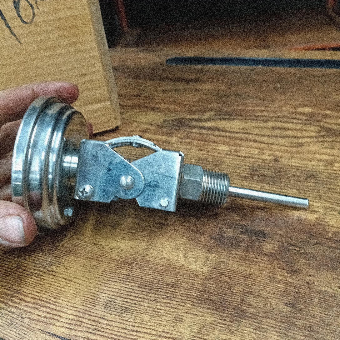 MARSH Temperature Gauge 0-250 Degrees F -20 to 120 Degrees C USED