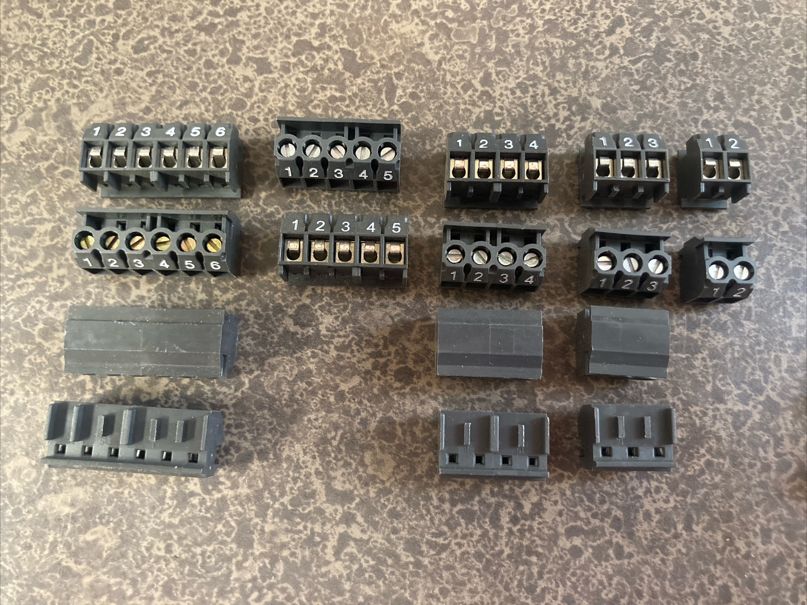 Mixed Lot of PCB Connectors – 110 pieces! For 2,3,4,5&6 Pins – SHIPS PROMPTLY!