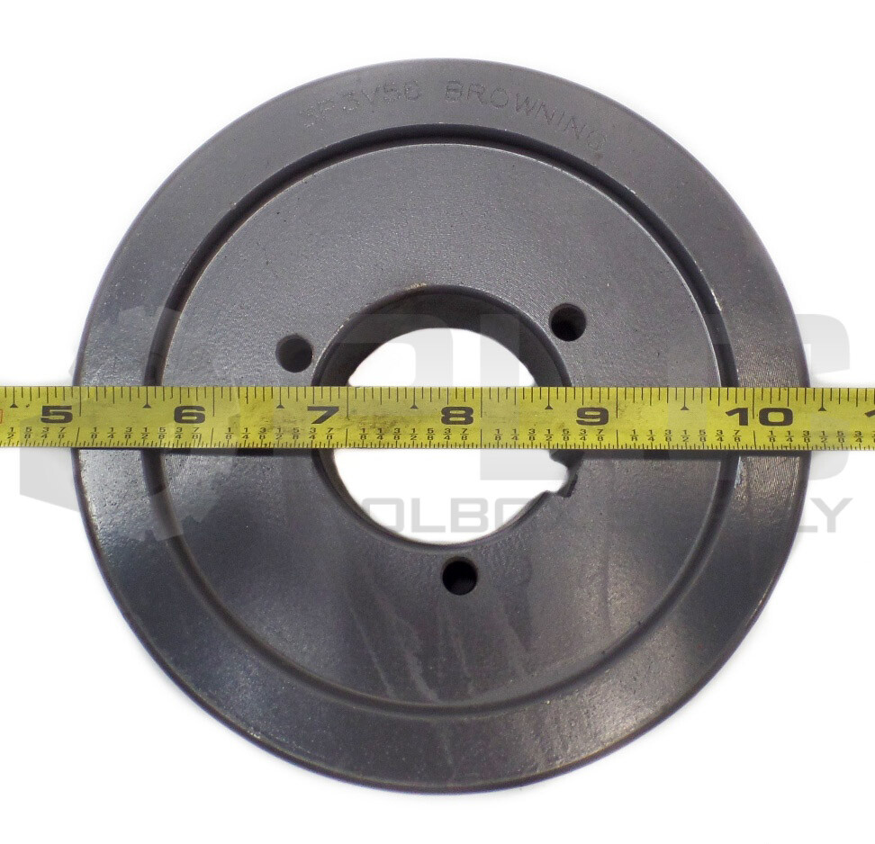 NEW BROWNING 3P3V56 3 GROOVE SHEAVE PULLEY, SPLIT TAPER BUSHED BORE