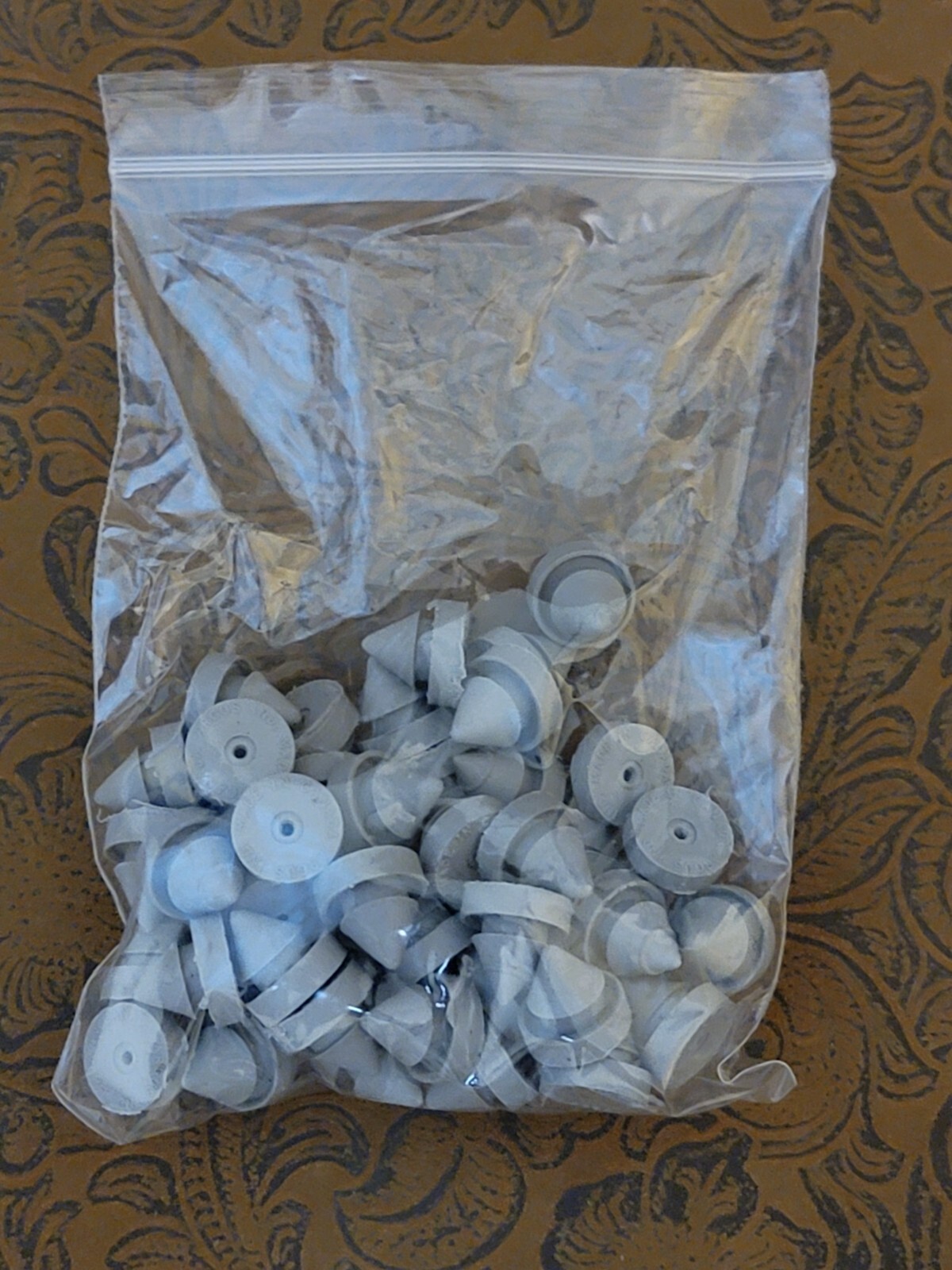 50 Pack – Argus Industrial – Light Grey 1/2″ Door Stop Silencers Bumpers ങ