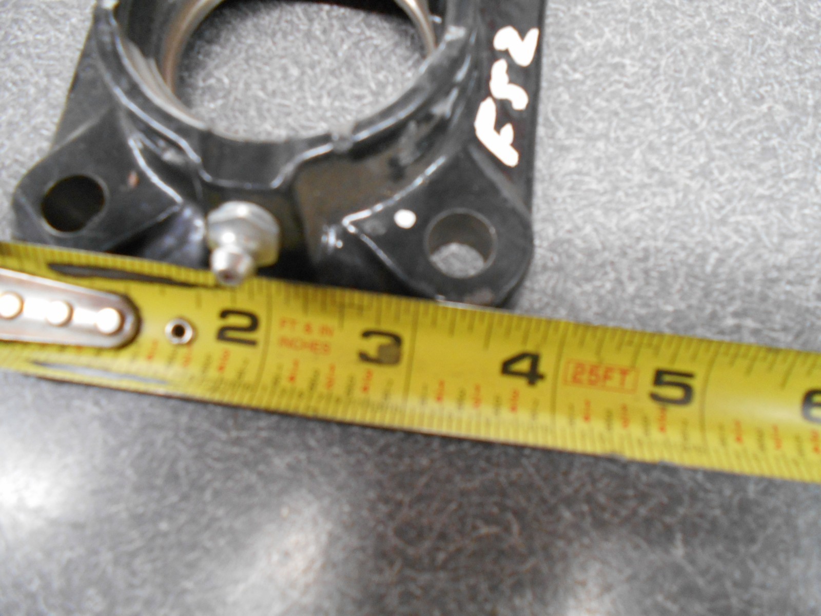 Burns/Tisco 52mm 4-Bolt Greasable Bearing Flange. F52-R. NEW!