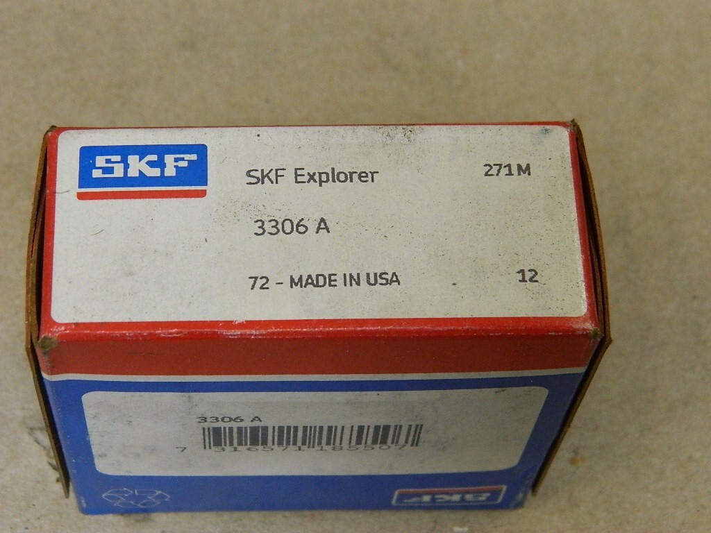 SKF 3306A Explorer Double Row Bearing 1.181″ Bore, 2.835″ OD, 1.189″ Wide NEW