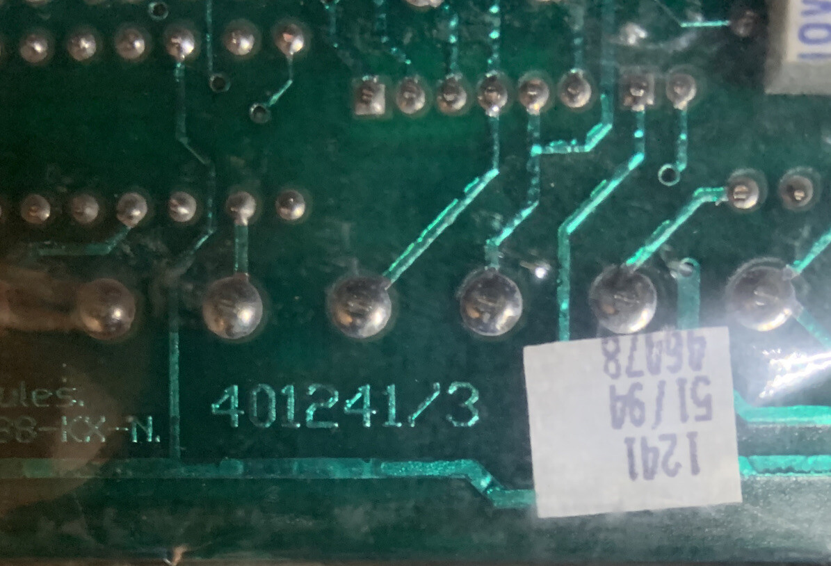 Ringer equivalent circuit board 0.0B Model 1241 Eagle security