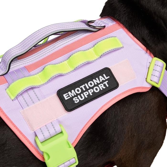 Tactical Service Dog Harness, Pink, XX-Large/3X-Large