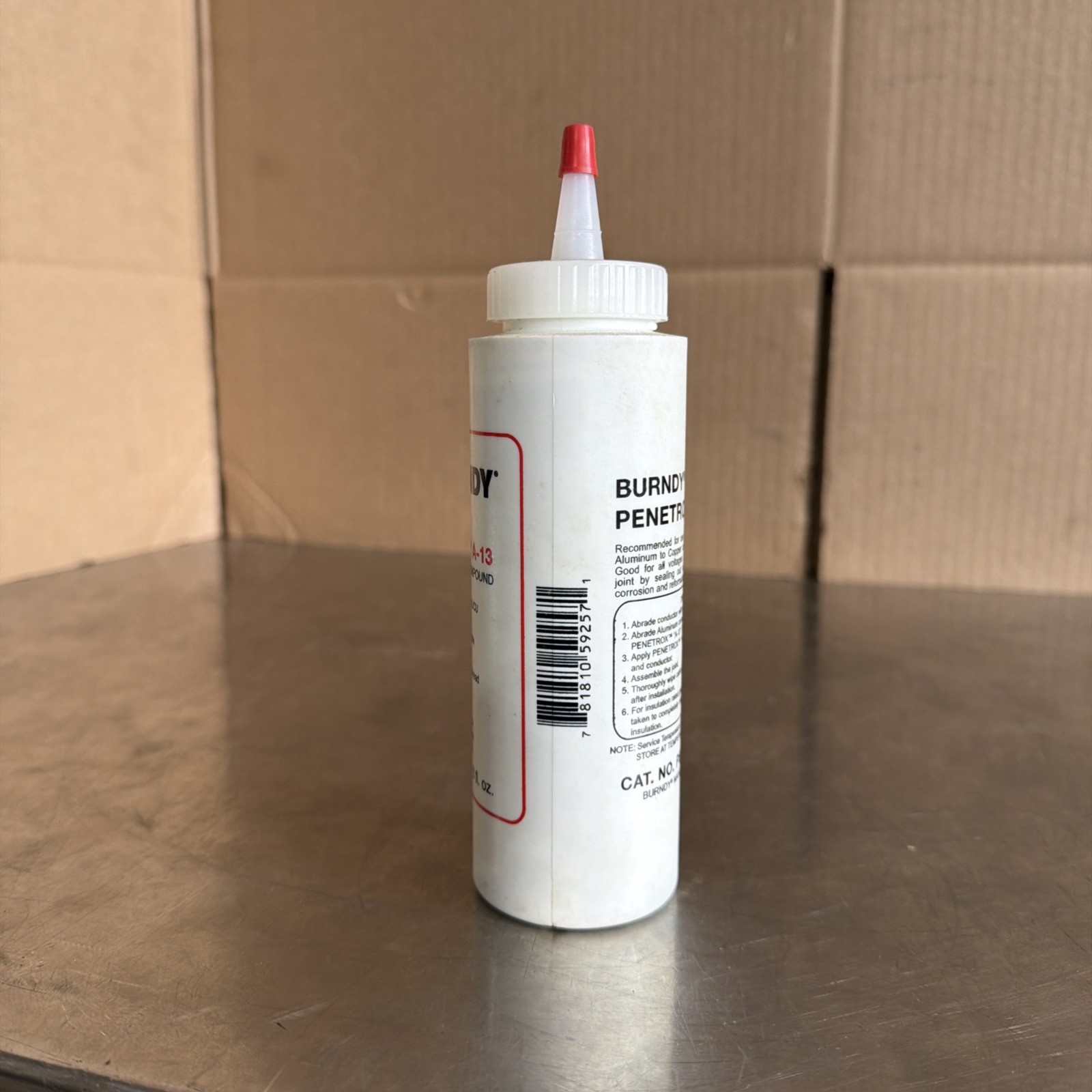 Burndy Penetrox A-13 Electrical Joint Compound 8 oz Aluminum Anti-Oxidant