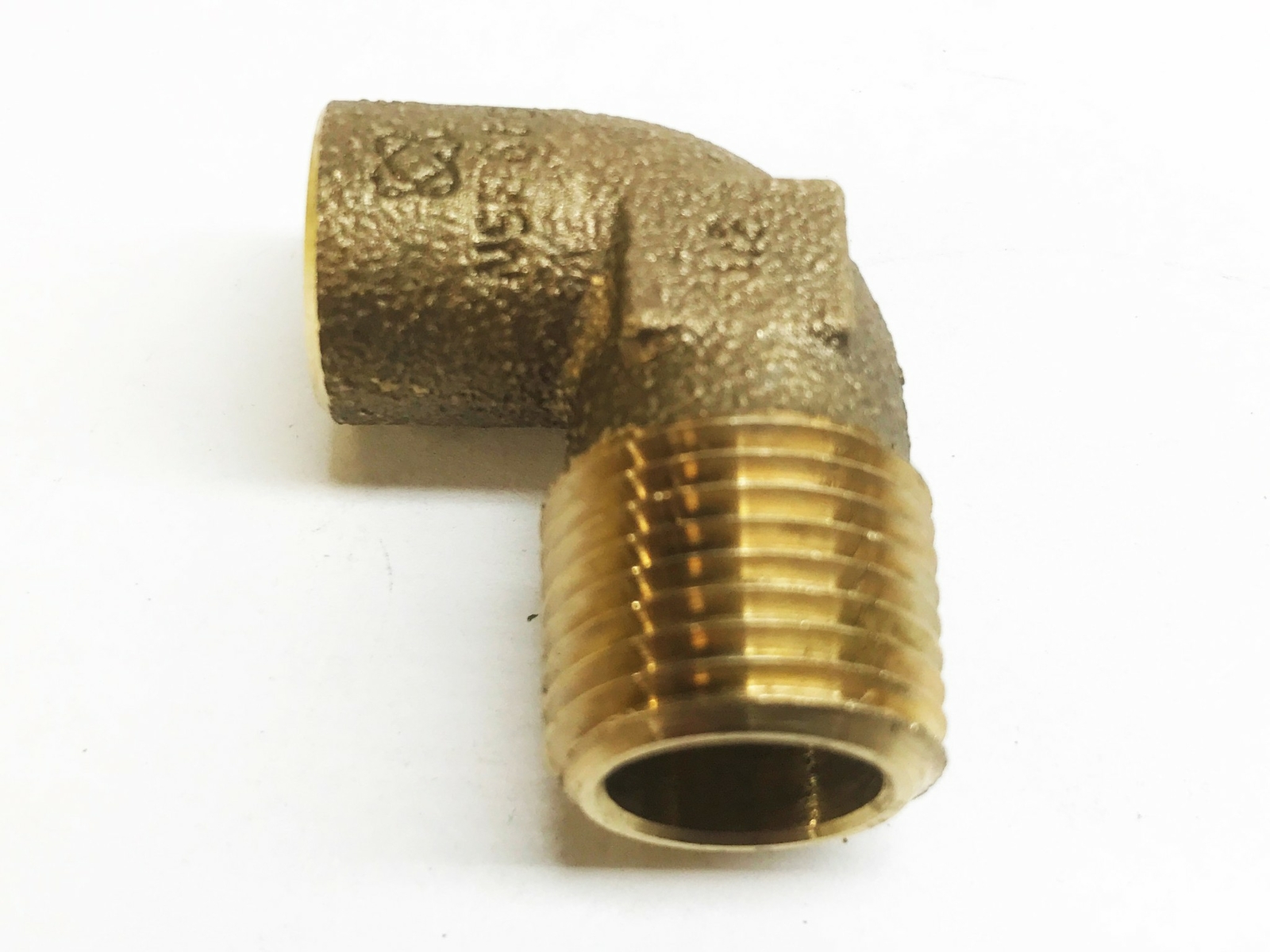 Unbranded 1/2″ Sweat x 1/2″ Male 90 Degree Bronze Elbow Coupling [Lot of 4] NOS