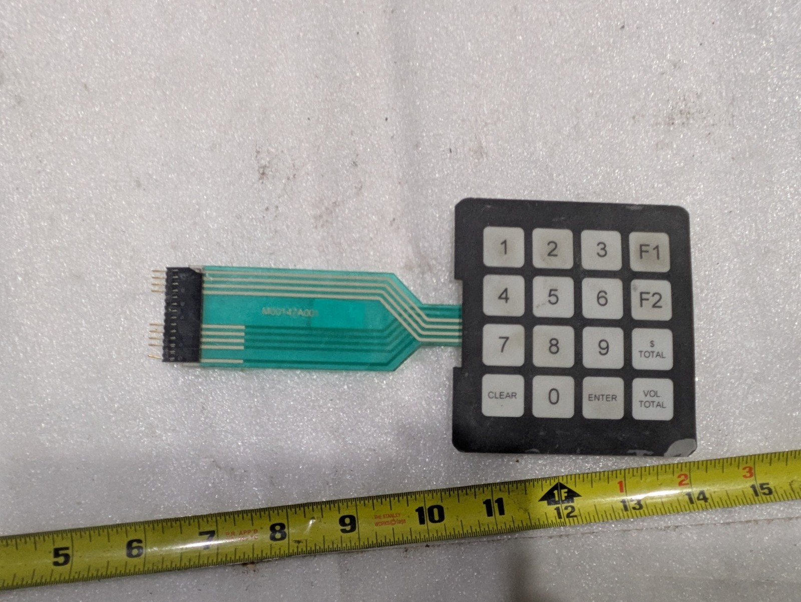 Programmable Manager Membrane Switch Keypad for Gilbarco Encore M00147A001
