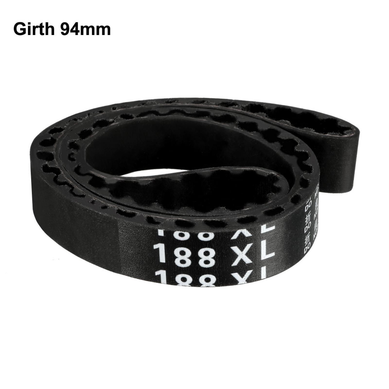 188XL 94 Teeth 10mm Width 5.08mm Pitch Stepper Motor Rubber Timing Belt Black