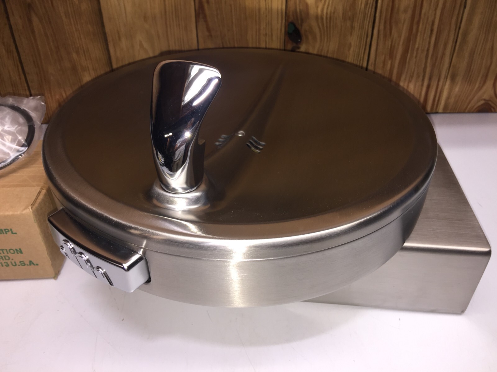 Oasis Stainless Steel Wall-Mounted Drinking Water Fountain with seal & hardware