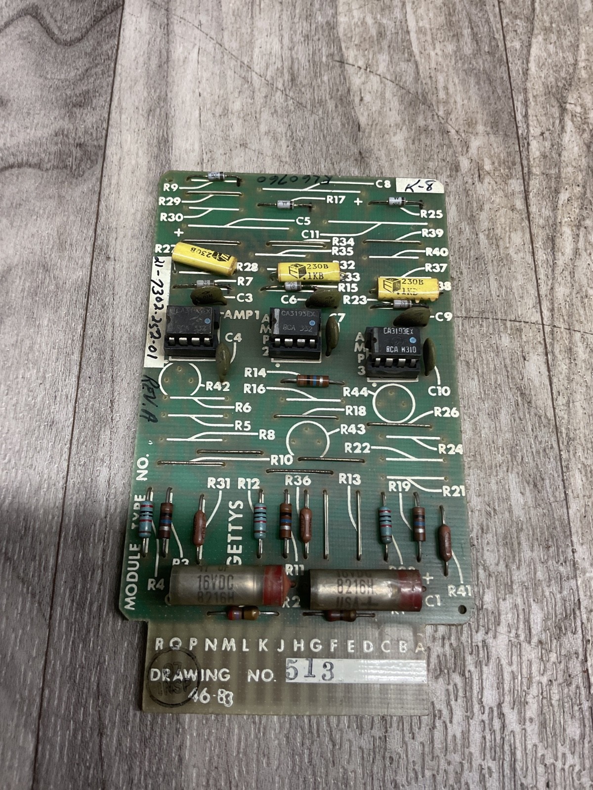 GETTYS 11-0102-102 Computer Curcuit Board #4045B46