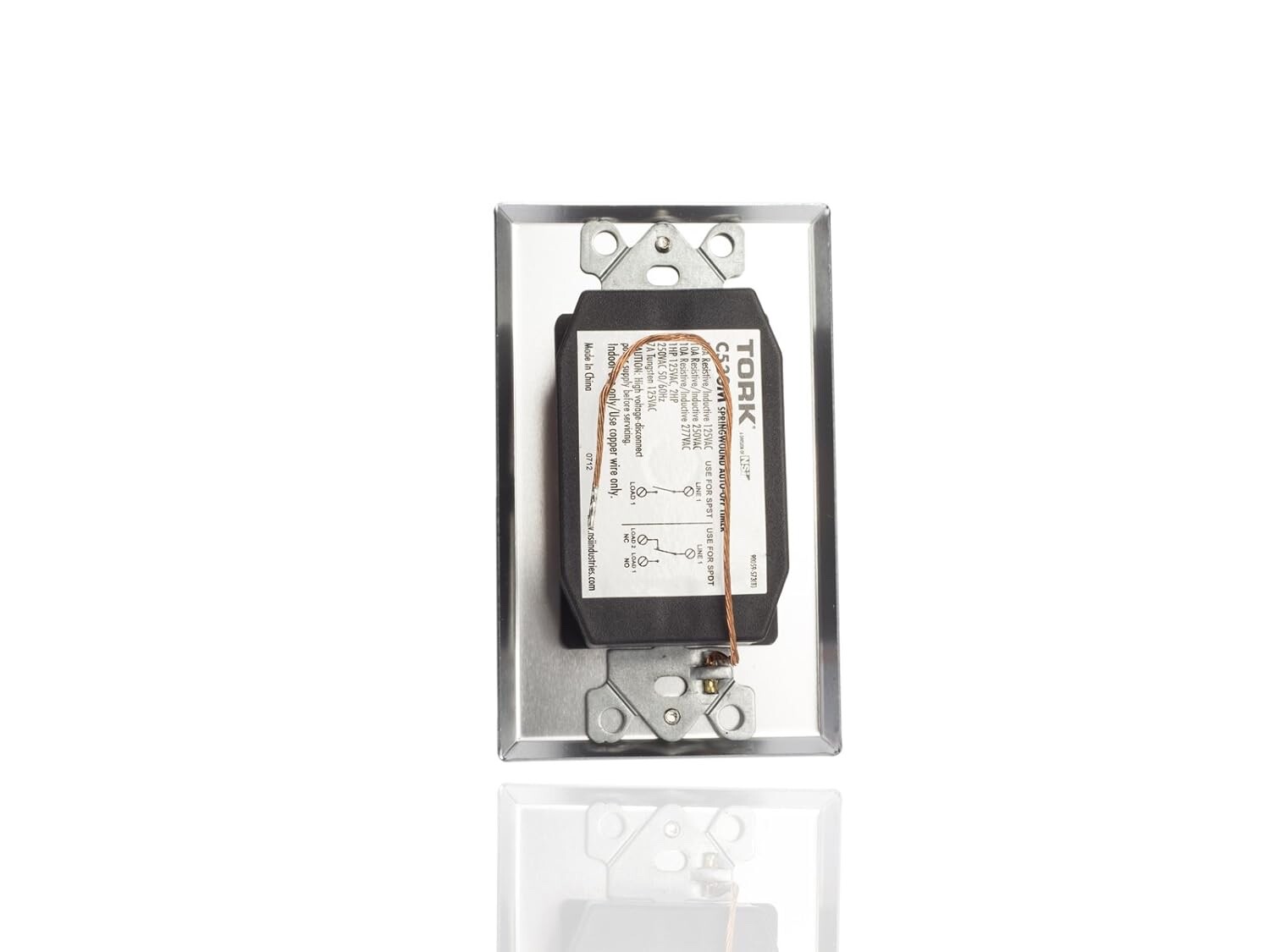 TORK C530M 120V Spring-Wound Timer Range 0 To 30 Min.