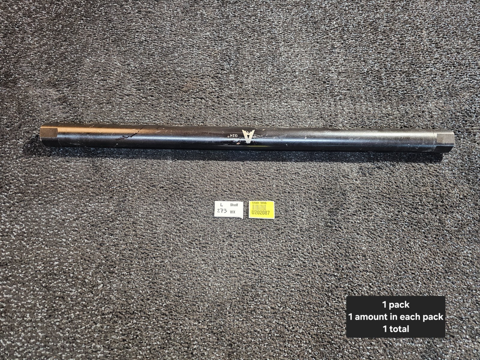 Apex Chassis G24 35.5″ L, Tie Rod Adjustable Sleeve Steel Coarse Thread, Black