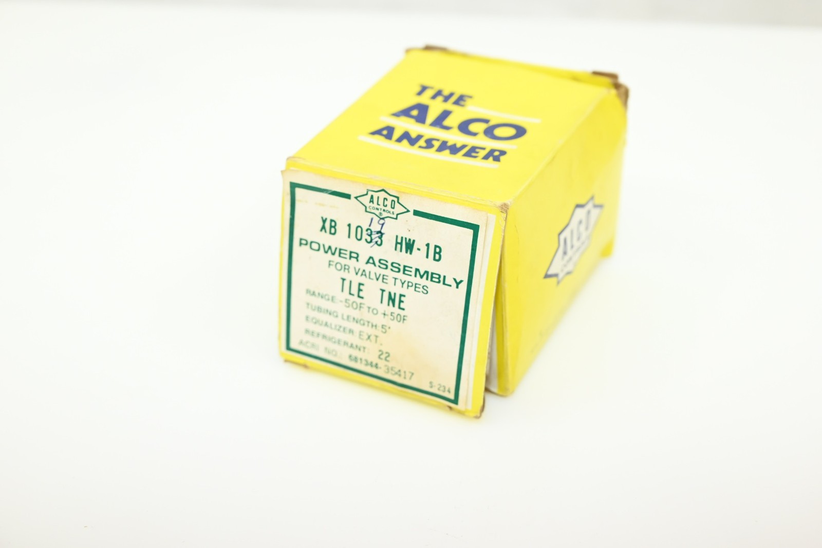 Alco XB-1019 HW-1B Thermo Expansion Valve