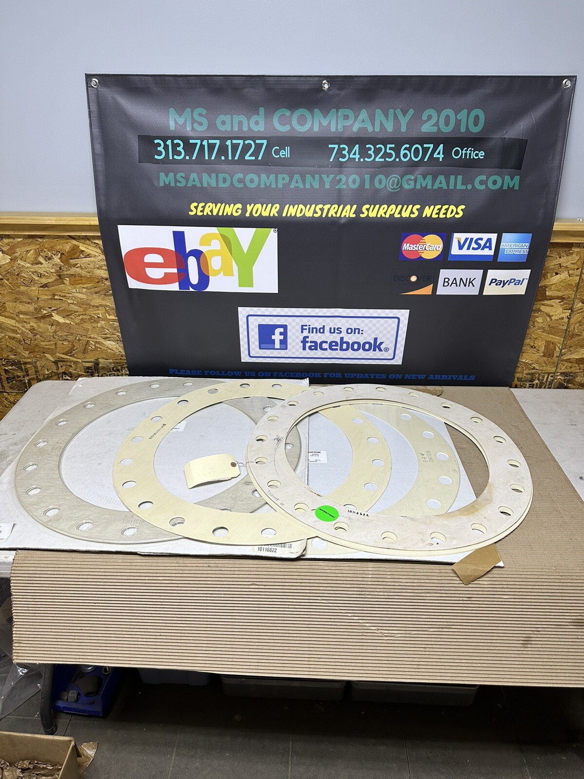 Lot Of 10 Ingersoll Rand/Dresser Compressor Gasket Part Number 32A11C19