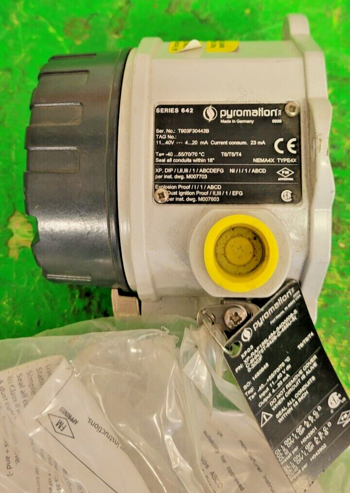 ⚡PYROMATLON TEMP TRANSMITTER SERIES 642 PESSCO OFFERING 1 G082724-19-23 🗽