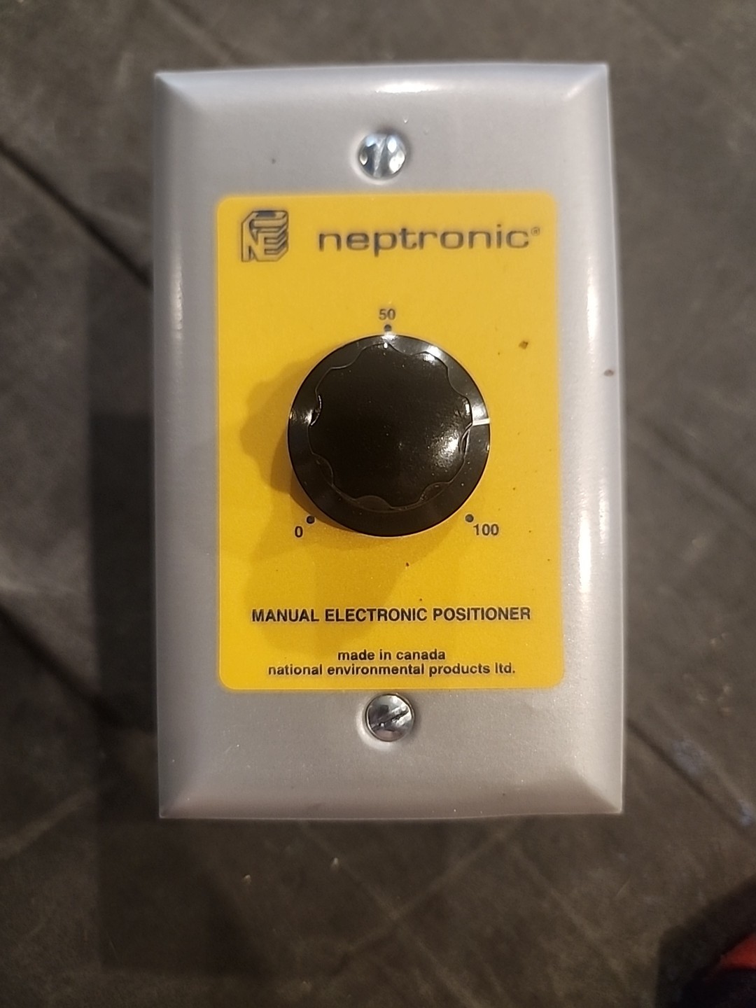 NEPTRONIC NF MEP 60-805019 MANUAL ELECTRONIC POSITIONER