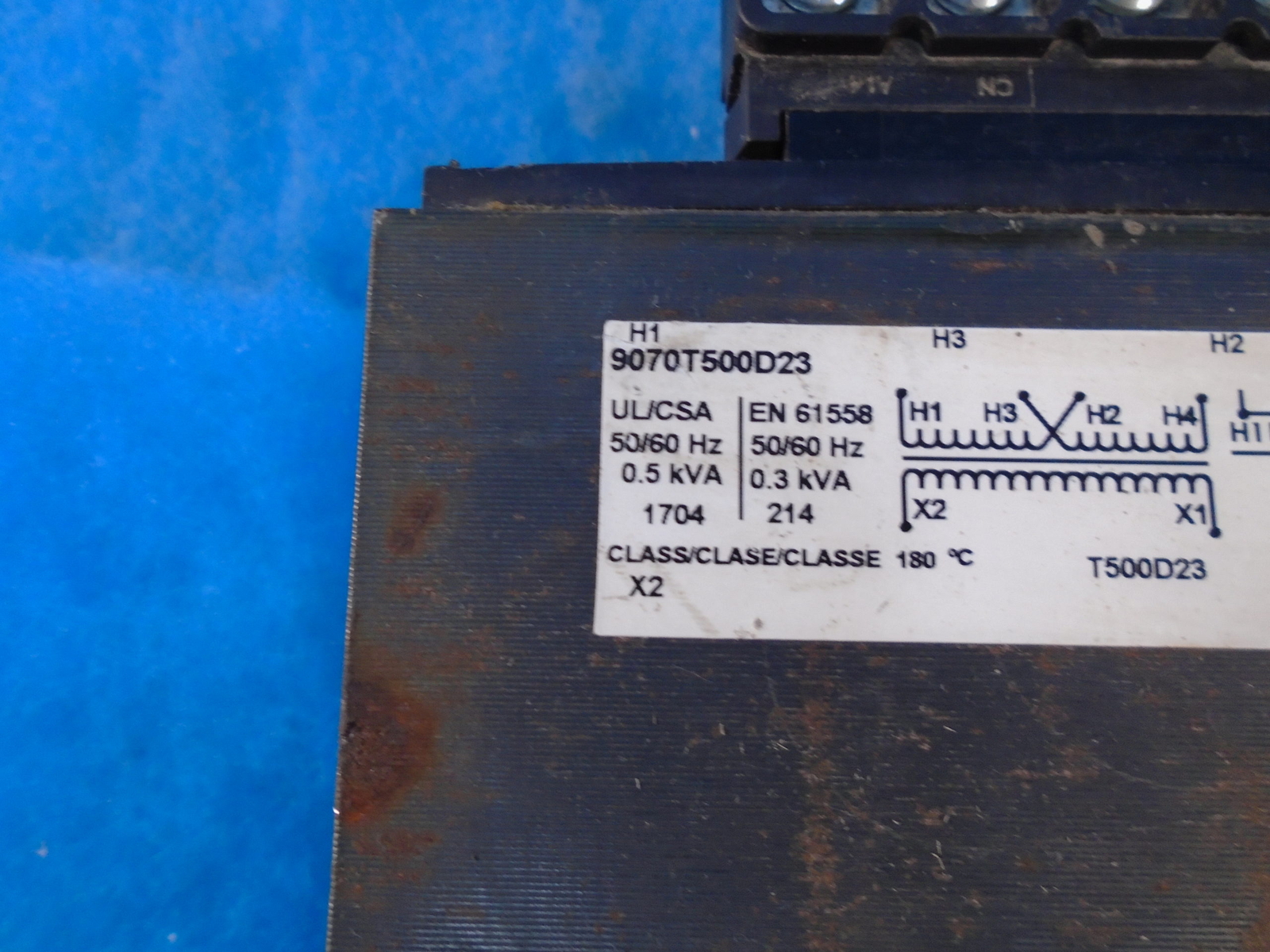 SQUARE D 9070T500D23 CONTROL TRANSFORMER 50/60HZ 1YR WARRANTY
