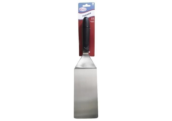 Winco 8″ x 4″ Griddle Spatula/Turner for Burgers, Steaks and More, Black