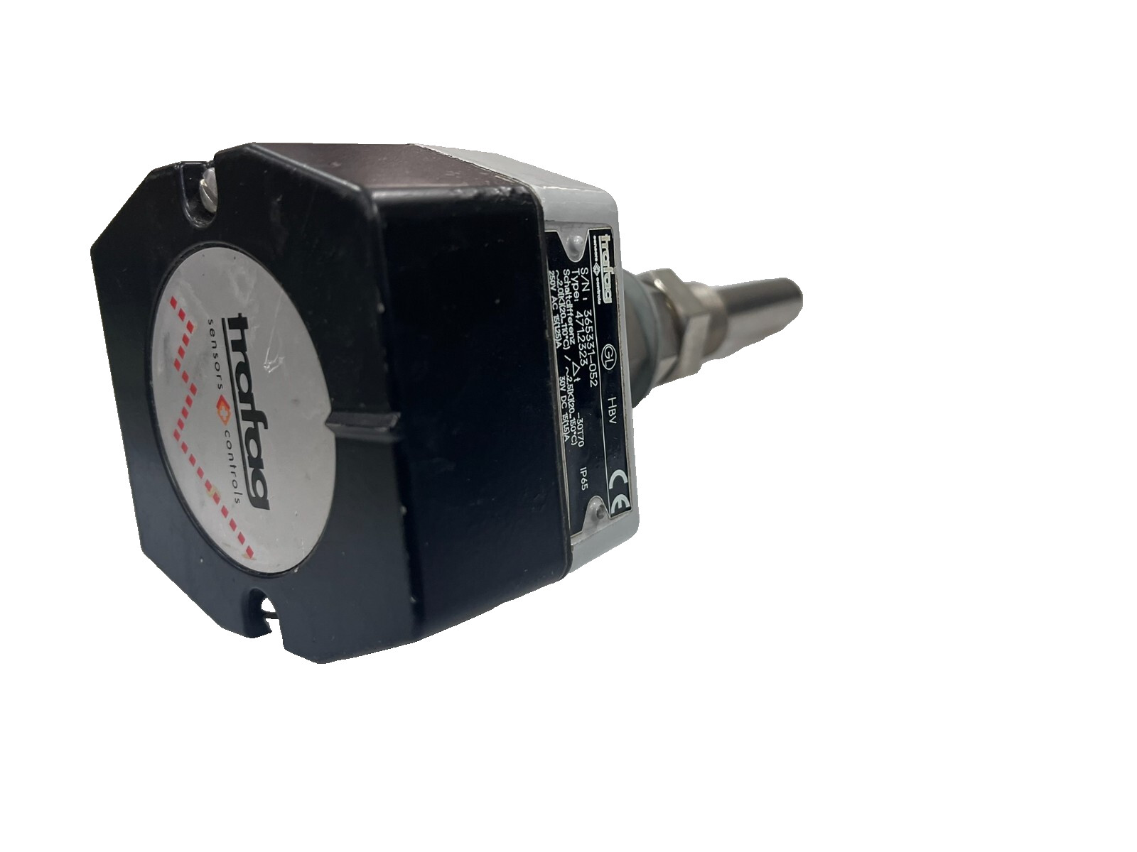 TRAFAG Navistat Type 471.2323 Temperature Switch Stem 50 mm G1/2 set @ 90°C GL
