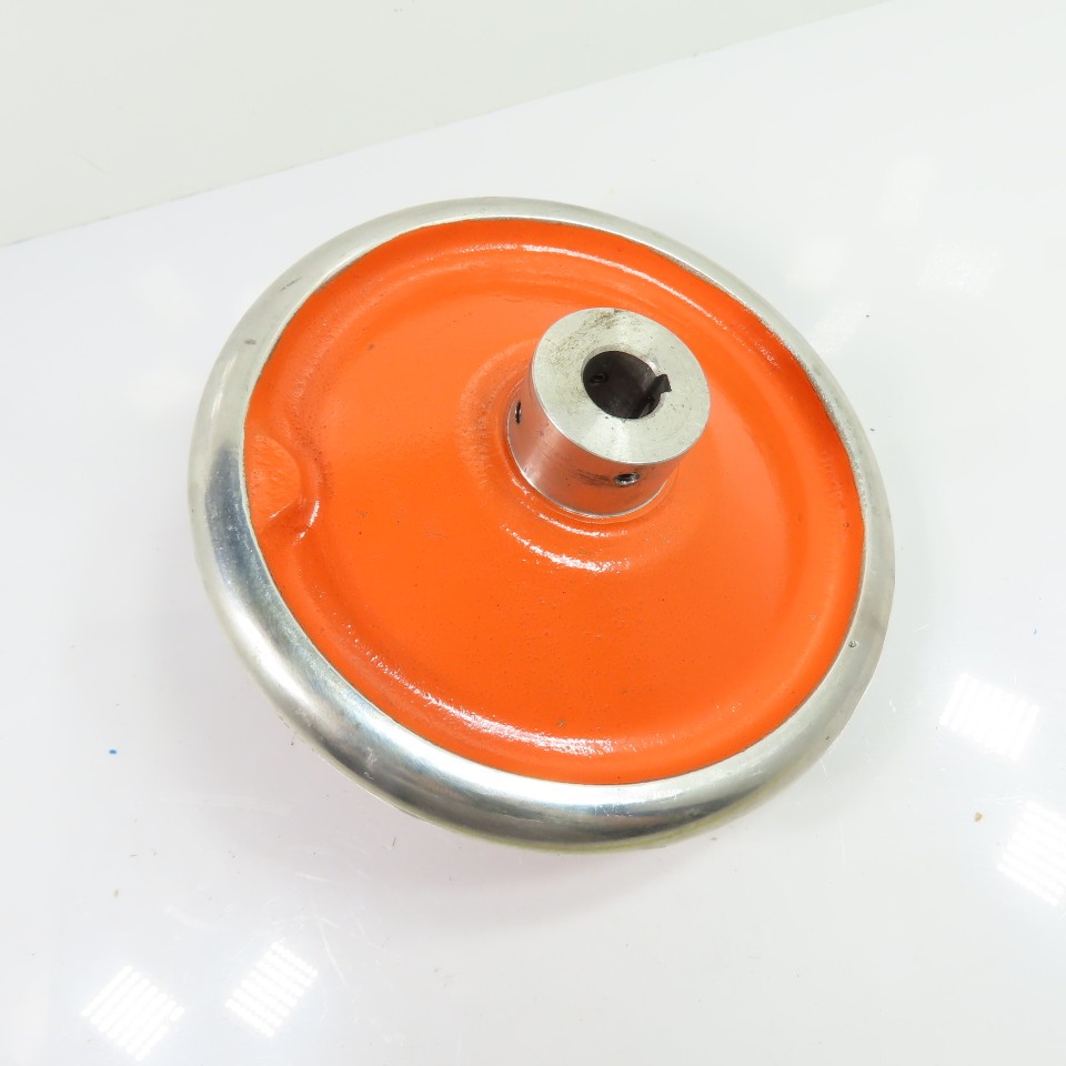 8″ OD Solid Machine Handwheel With Revolving Handle 3/4″ Bore