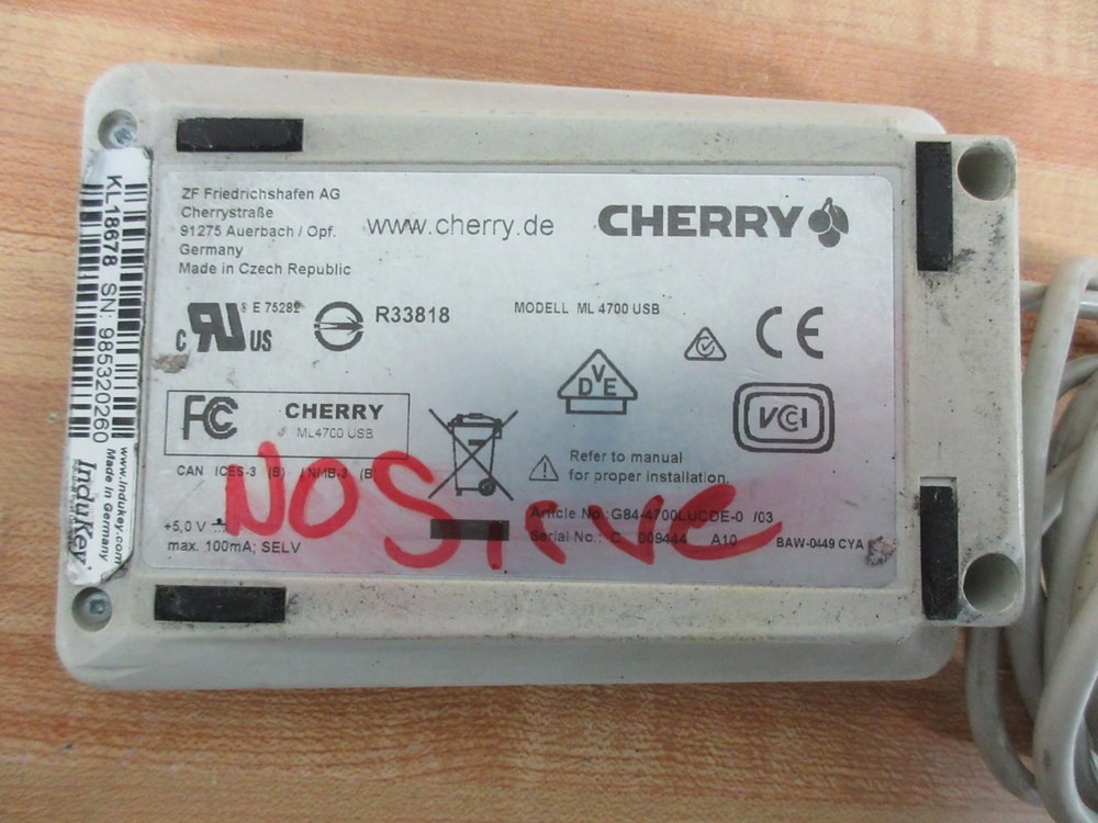 Cherry G84-4700 Keypad G84-4700LUCDE-0