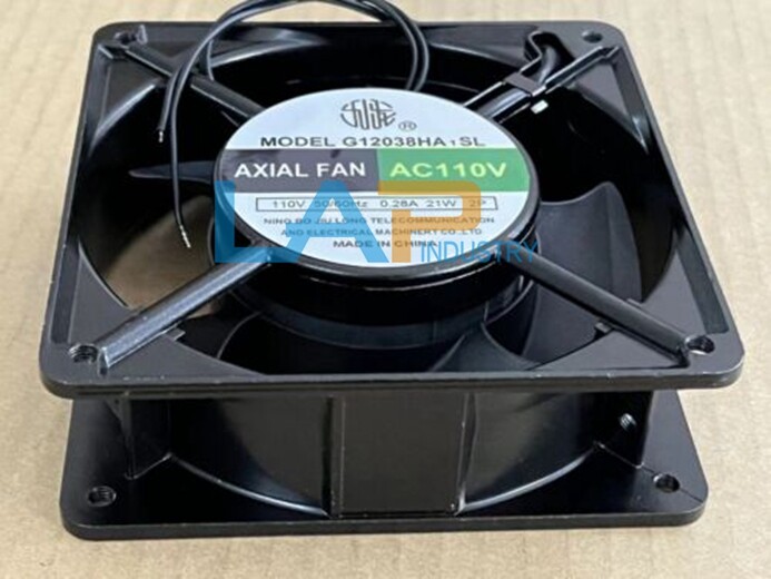 QTY:1 New AXIAL FAN G12038HA1SL AC 110V 21W 12CM 120 * 120 * 38MM 2 lines