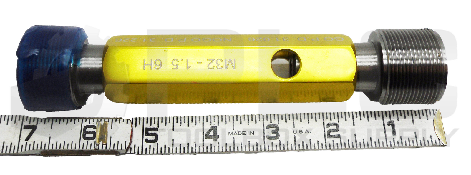 NEW ATLAS M32-1.5 6H THREAD PLUG GAGE GO PD 31.026 NOGO PD 31.226