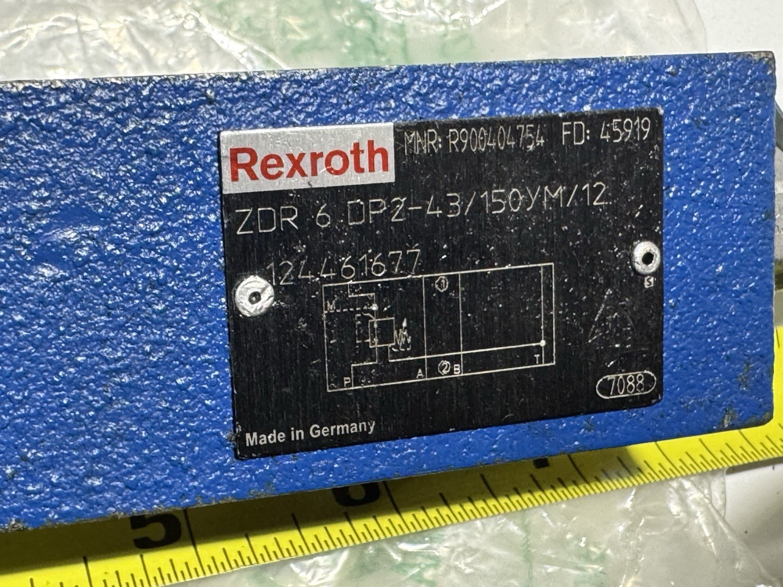 REXROTH ZDR 6 DP2-43/150YM/12 PRESSURE REDUCING VALVE R900404754