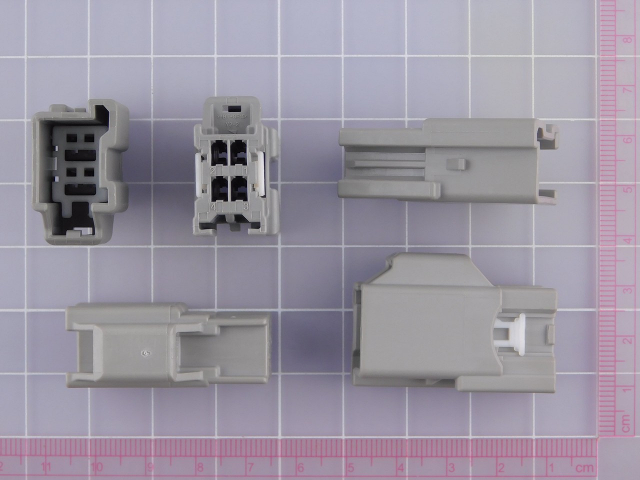 Lot of 541 YAZAKI 7282-5531-40 YES/YESC Kaizen Connector 1.5X0.8 4P Male