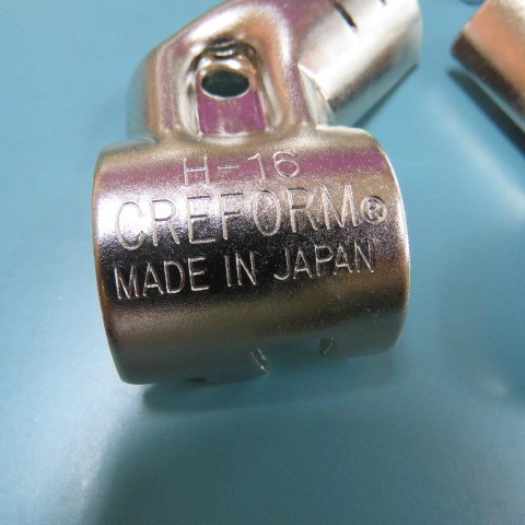 CREFORM HJ-13 NI Qty of 20 per Lot METAL JOINT SET FOR 28MM PIPE, 45DEG (H-15 a