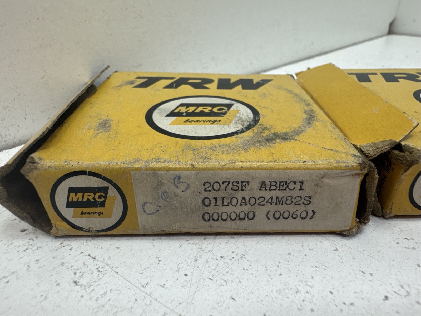 (QTY. 4) MRC BEARINGS 207SF ABEC1 BALL BEARINGS