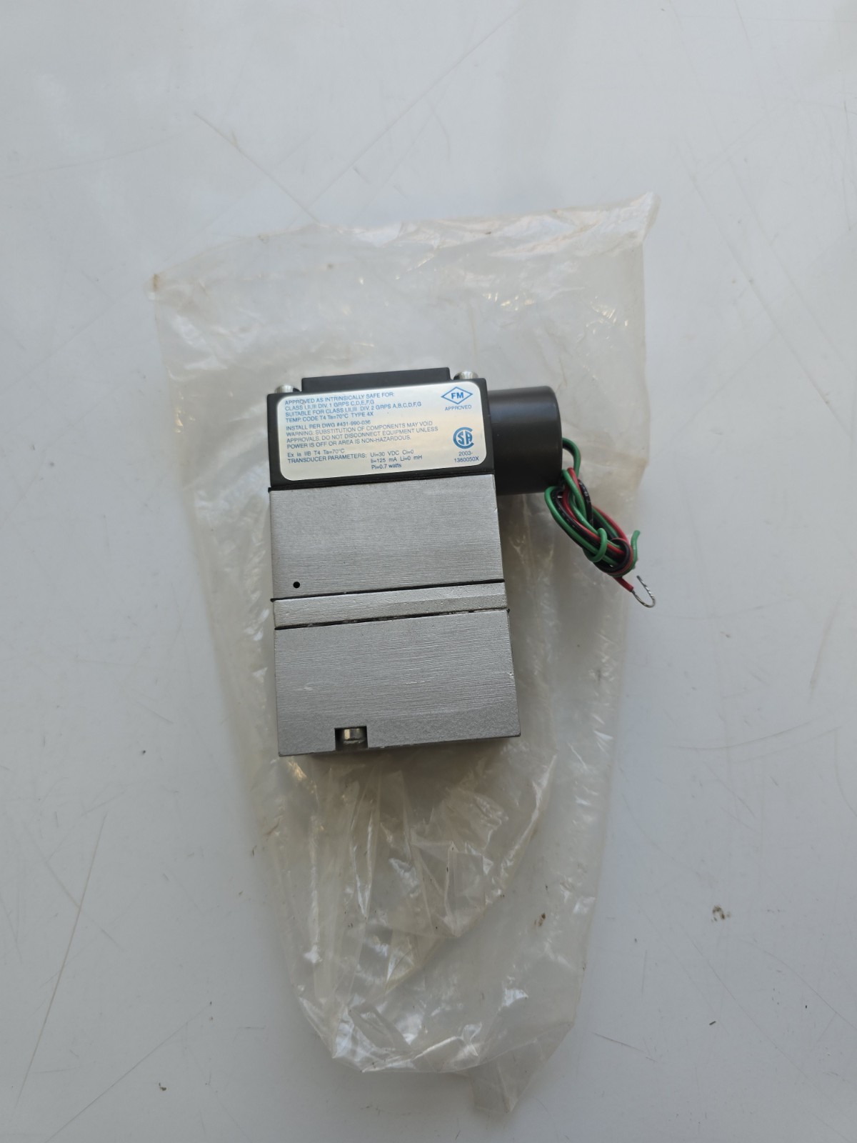ControlAir Type 550X Electro-Pneumatic Transducer 4-20mA to 3-15 PSIG