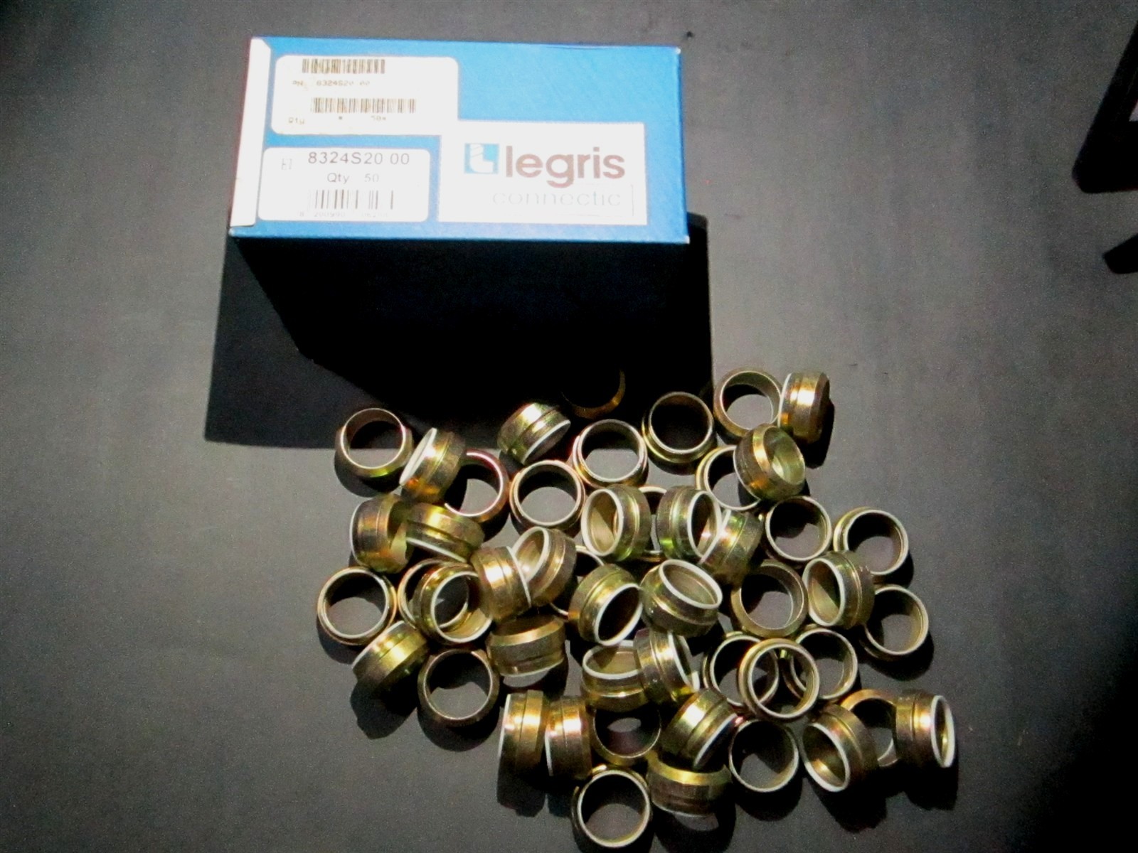 Legris (8224S20 00) 20mm x 13.5mm OAL Cutting Rings – Lot of 50
