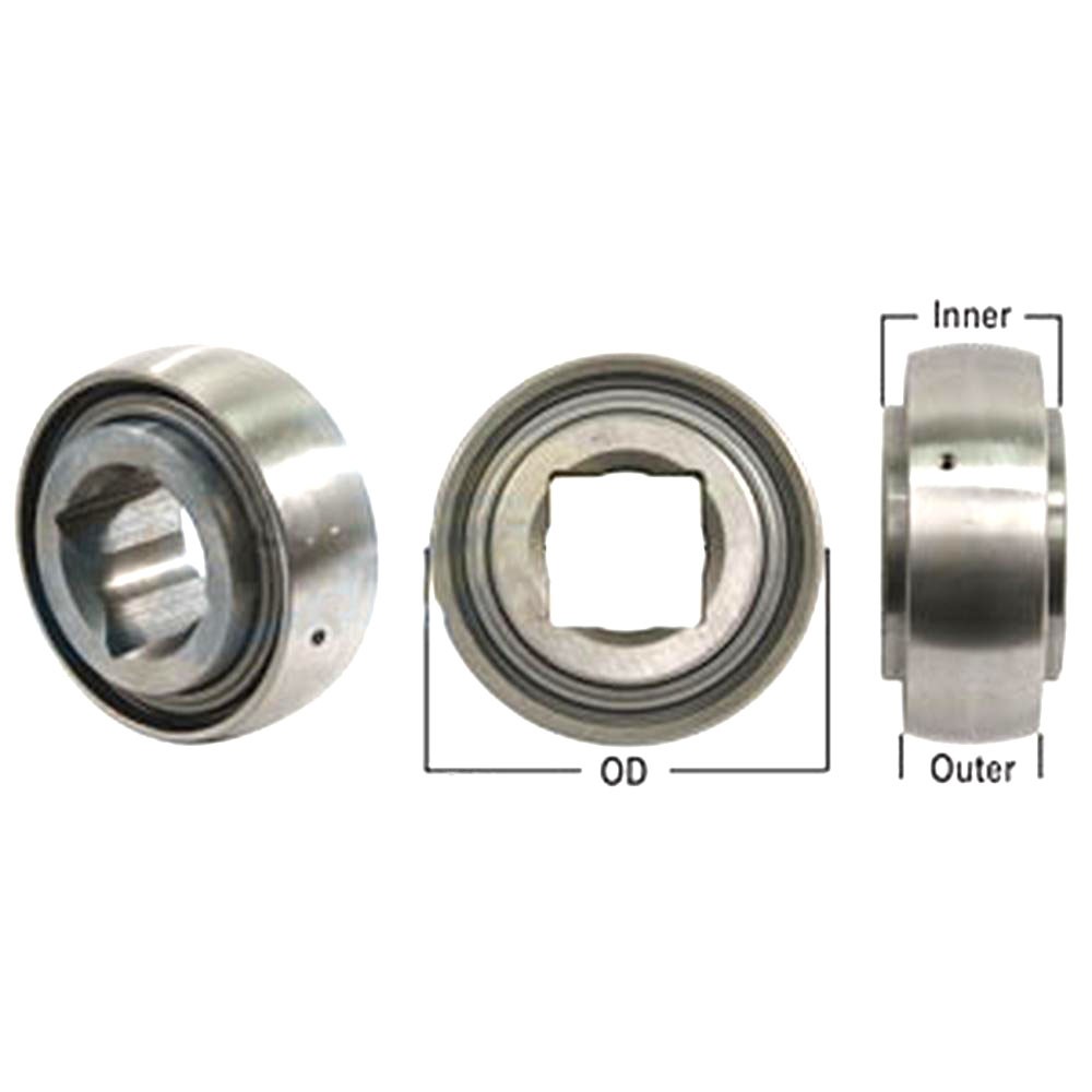 Disc Harrow Bearing 1.125″ Square Bore x 1.438″ IR x 3.1496″ OD x 0.709″ OR