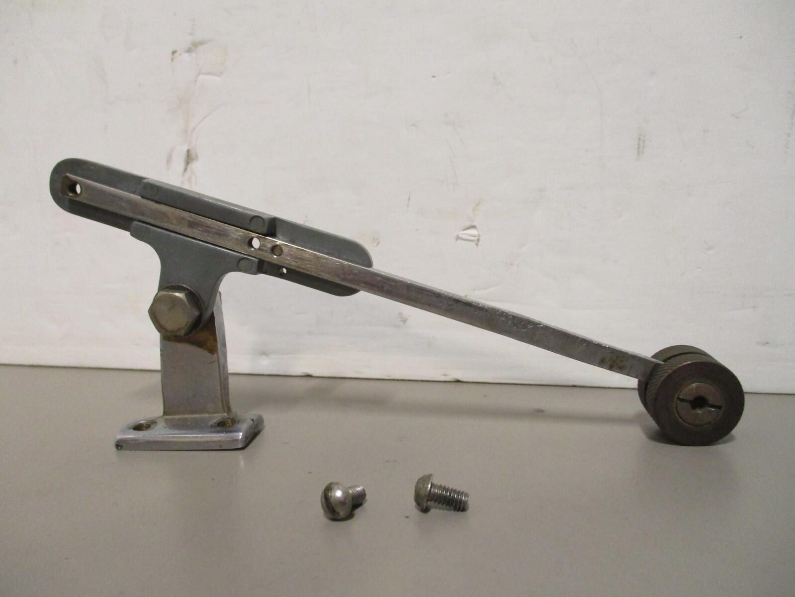Depth Guide Arm and Mount for Vintage Wolf Model R Electric Fabric Cutter