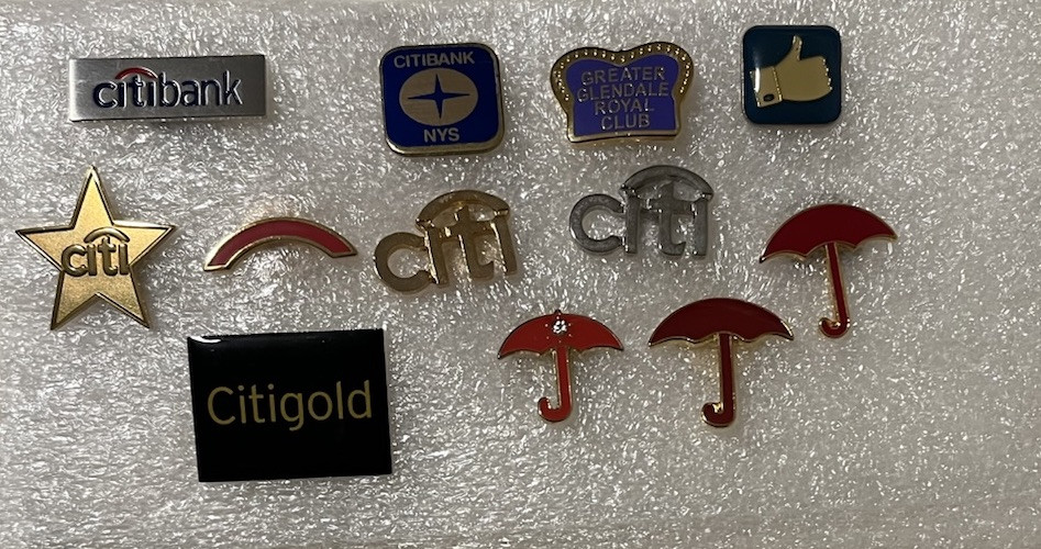 Choice of Citibank Citi Business Lapel Tie Pins