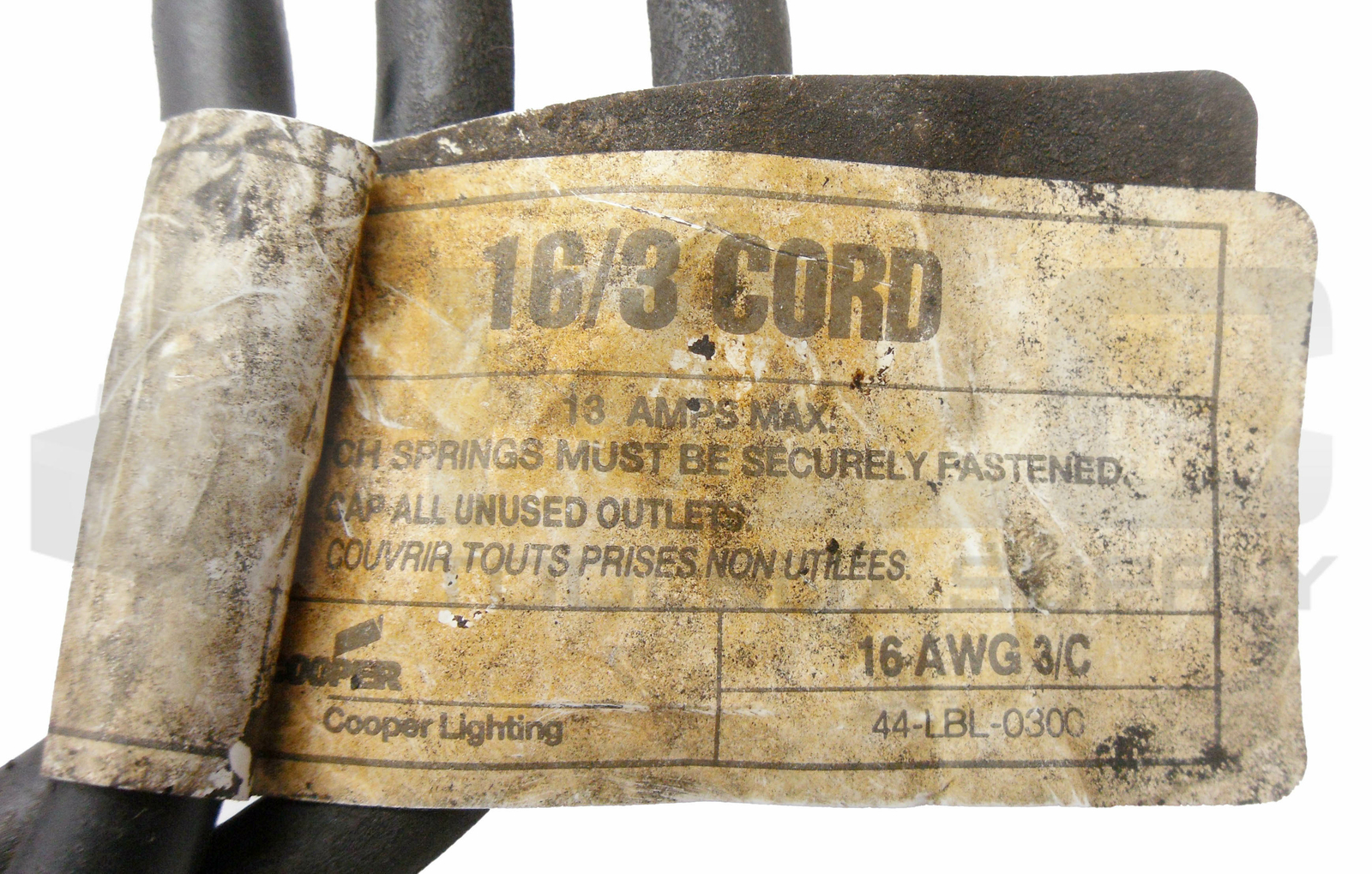 MWS 1FSA3 FEMALE SO ADAPTER NO.16 AWG CONDUCTORS MAX 13AMP 120-208V