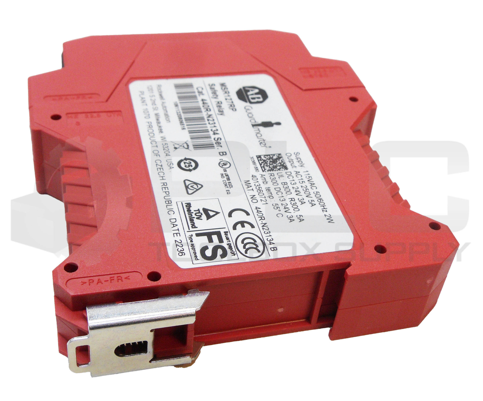 NEW ALLEN BRADLEY 440R-N23134 /B SAFETY RELAY 115VAC 50/60HZ
