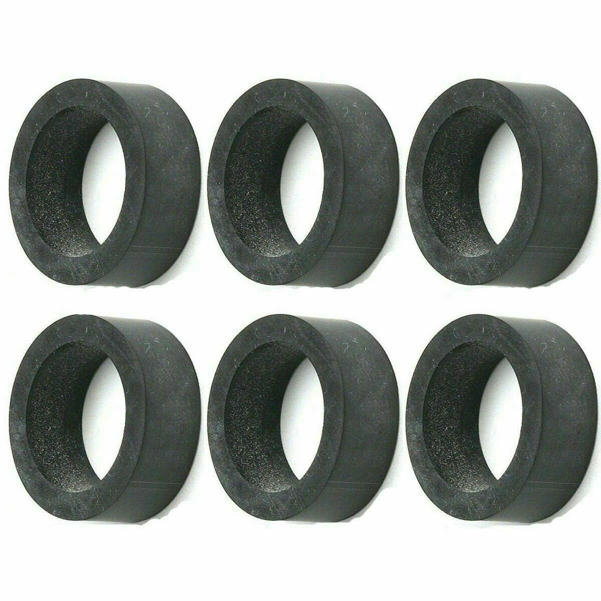 6 pcs Steamer Rubber Washer Gaskets for Boiler Sight Gauge Glass 5/8″OD Seals