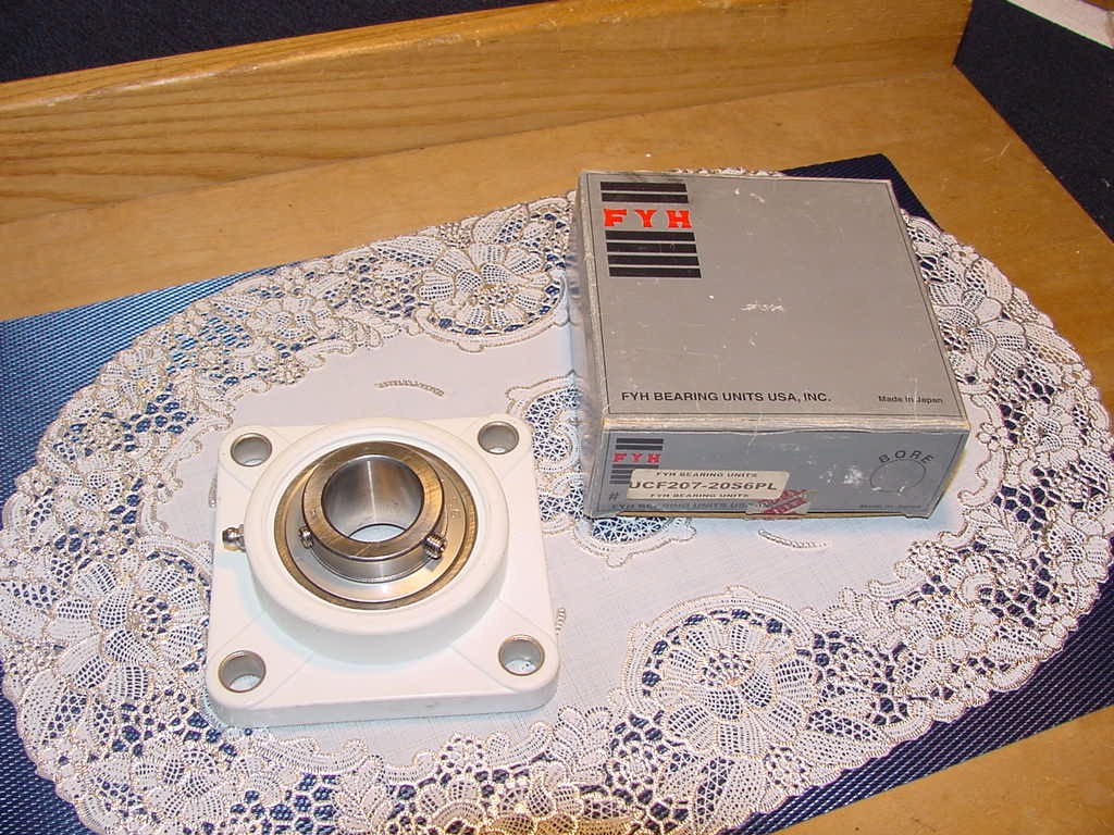 FYH UCF207-20S6PL 4-Bolt Flange Ball Bearing Unit, 1 1/4 Inch Bore, New Open Box