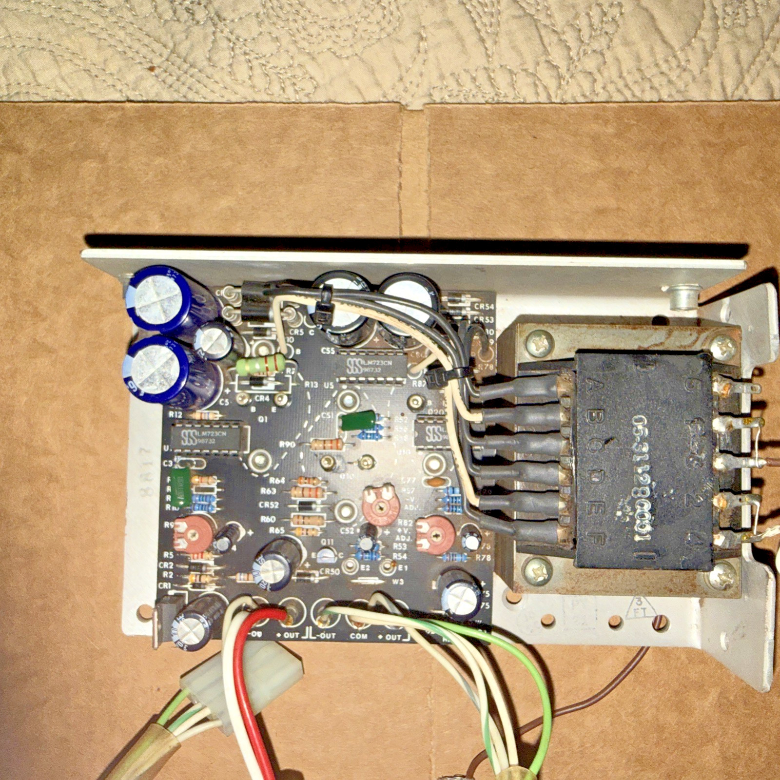 CONDOR HTAA-16W-A Power Supply HTAA16WA With Wiring