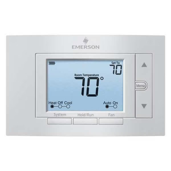 White-Rodgers 1F85U-42NP 80 Series Thermostats, 4 H, 2 C, Hardwired/Ba