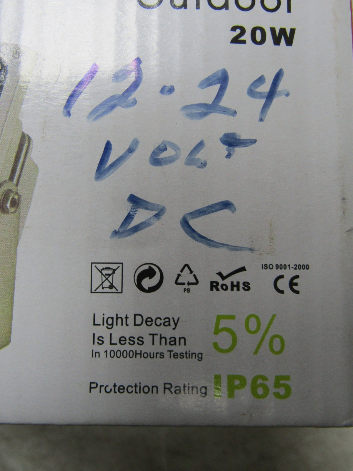 💥NEW 20W OUTDOOR LED FLOOD LIGHT 1800 LM 90-240 VAC 50,000 HR